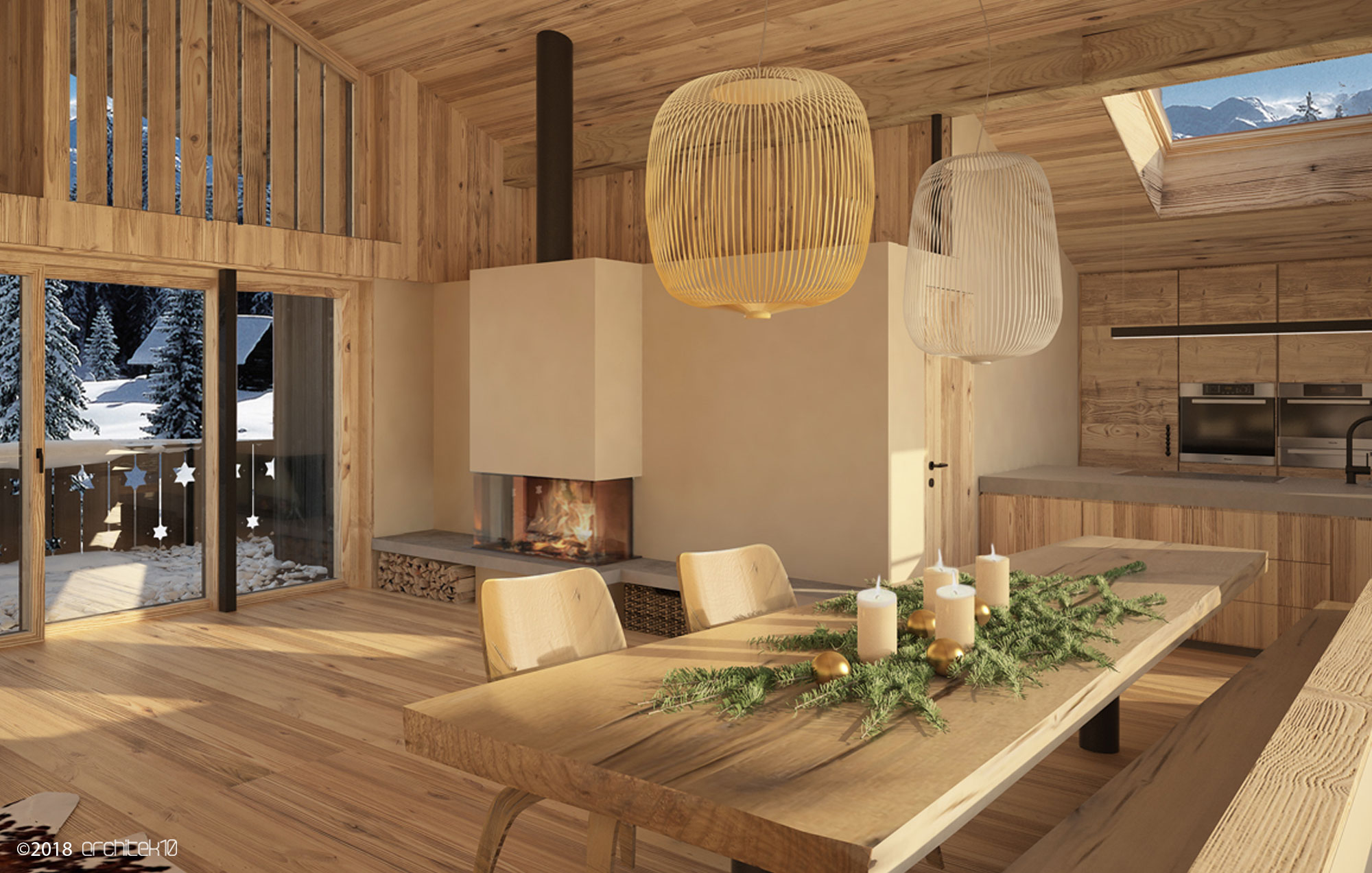 Visualisierung Umbau Chalet - Laax - 2018